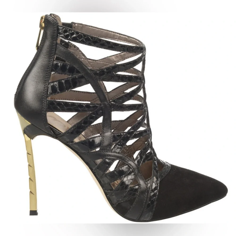 NWOB Sam Edelman Sydney Tribal Caged Heels